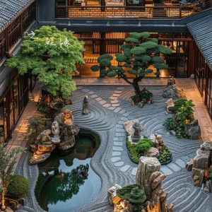 Không gian thiền cho biệt thự đẳng cấp - Sân Vưởn Kiểu Nhật Bản